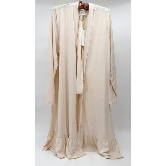 Berkshire Homewear Other - Berkshire Homewear Robe Womens 1X Long Duster Ruffle Hem Lounge Lightweight